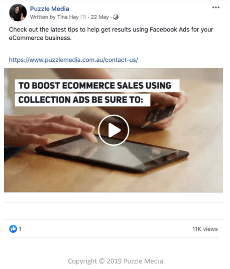 Facebook Ad Sales Funnel